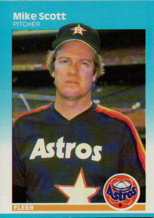 1987 Fleer #68 Mike Scott NM Houston Astros 
