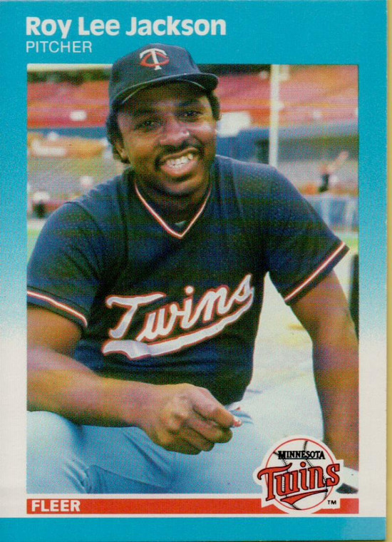 1987 Fleer #545 Roy Lee Jackson NM Minnesota Twins 