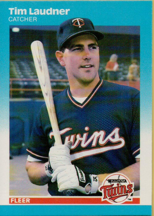 1987 Fleer #546 Tim Laudner NM Minnesota Twins 