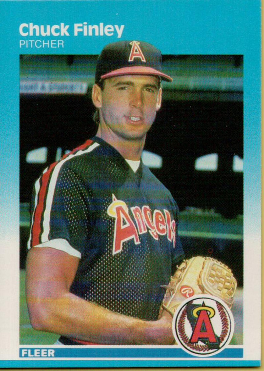 1987 Fleer #79 Chuck Finley NM RC Rookie California Angels 