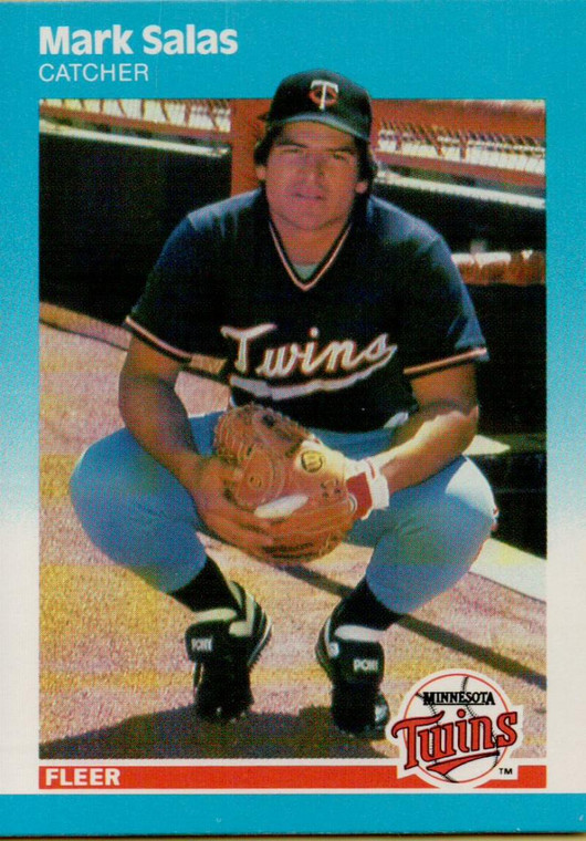 1987 Fleer #551 Mark Salas NM Minnesota Twins 