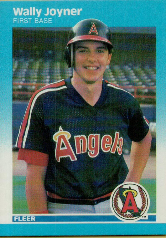 1987 Fleer #86 Wally Joyner NM RC Rookie California Angels 