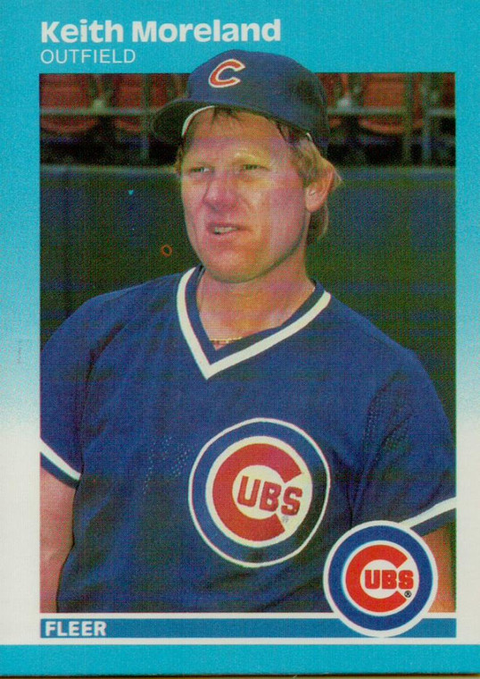 1987 Fleer #569 Keith Moreland NM Chicago Cubs 