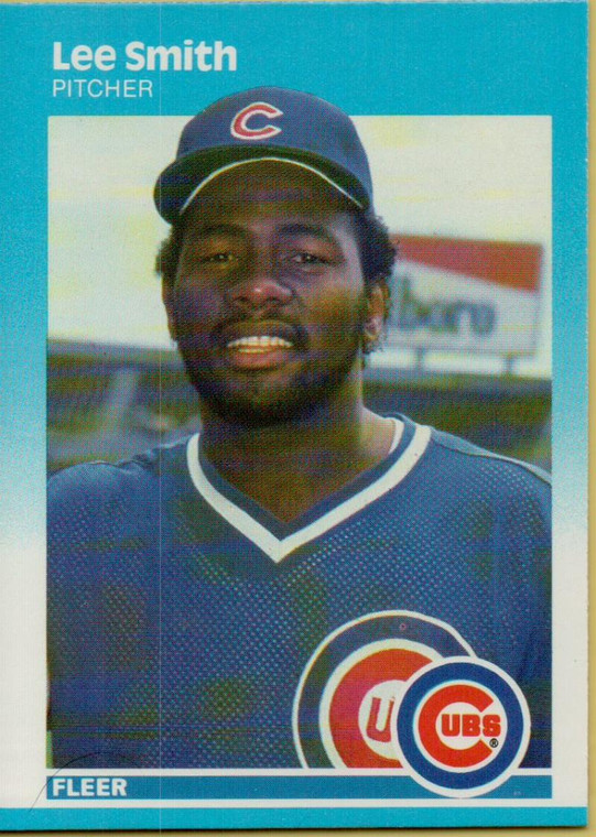 1987 Fleer #574 Lee Smith NM Chicago Cubs 