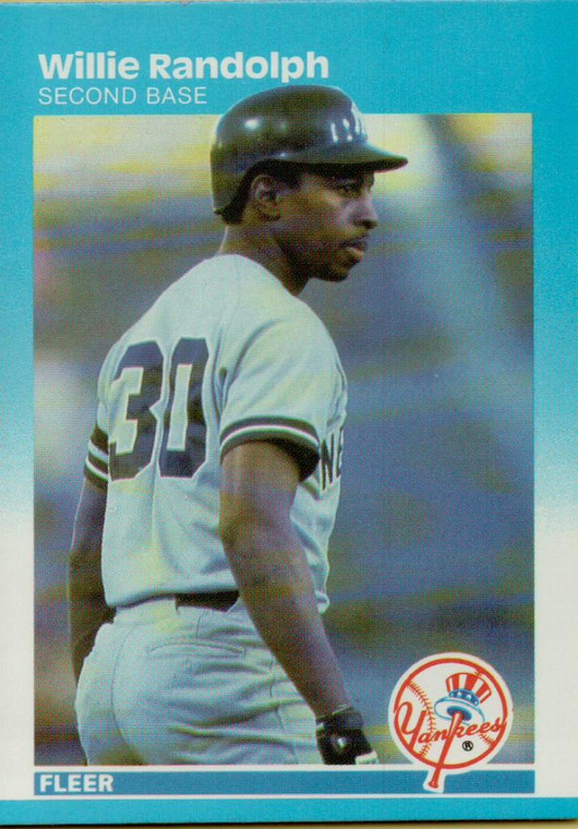 1987 Fleer #109 Willie Randolph NM New York Yankees 