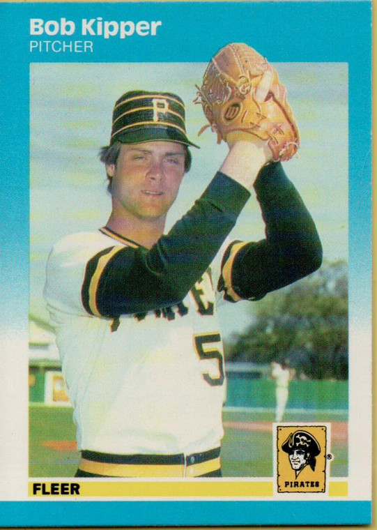 1987 Fleer #612 Bob Kipper NM Pittsburgh Pirates 