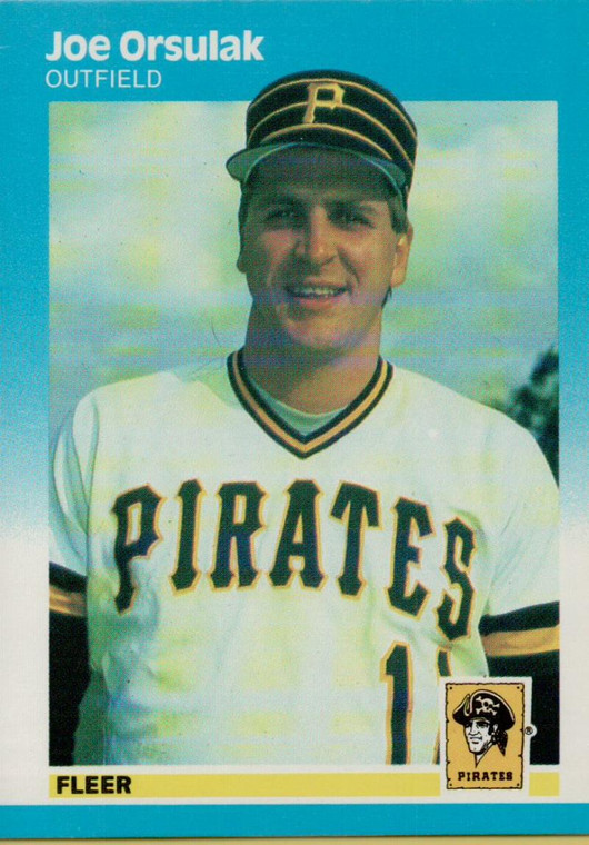 1987 Fleer #615 Joe Orsulak NM Pittsburgh Pirates 