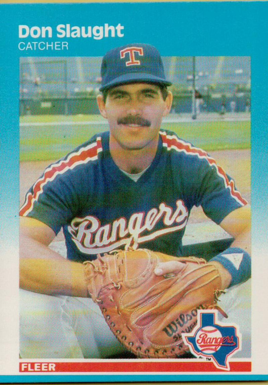 1987 Fleer #139 Don Slaught NM Texas Rangers 