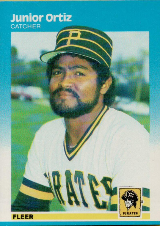 1987 Fleer #616 Junior Ortiz NM Pittsburgh Pirates 