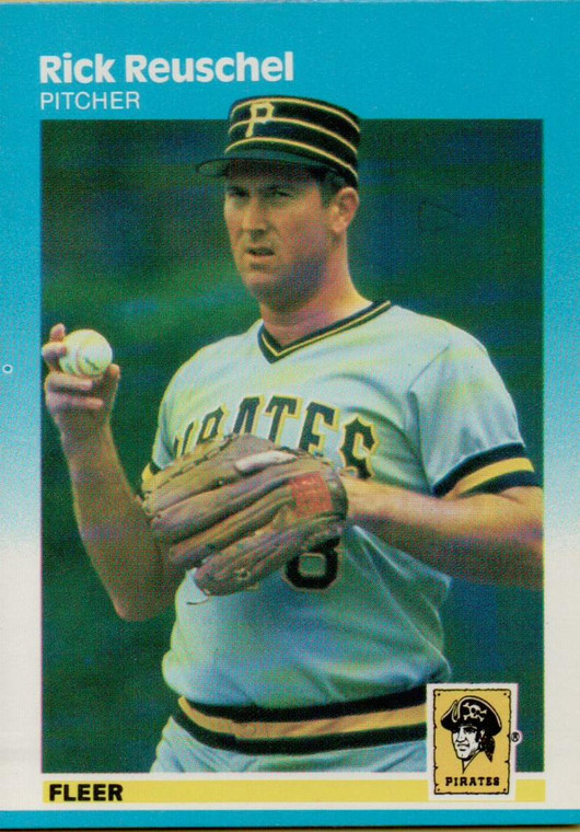 1987 Fleer #619 Rick Reuschel NM Pittsburgh Pirates 