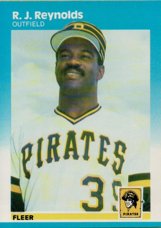 1987 Fleer #620 R.J. Reynolds NM Pittsburgh Pirates 