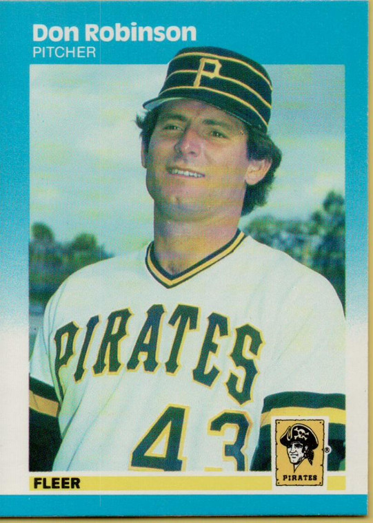 1987 Fleer #622 Don Robinson NM Pittsburgh Pirates 