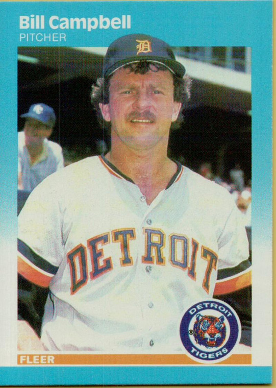 1987 Fleer #146 Bill Campbell NM Detroit Tigers 