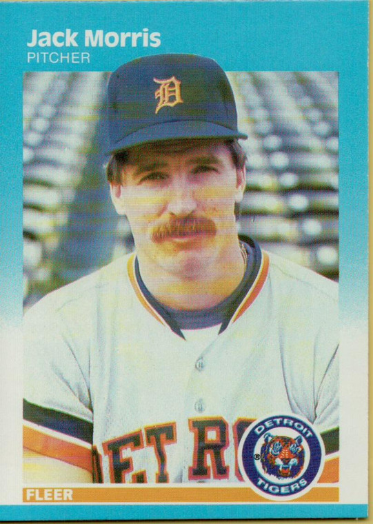 1987 Fleer #158 Jack Morris NM Detroit Tigers 