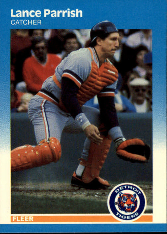 1987 Fleer #160 Lance Parrish NM Detroit Tigers 
