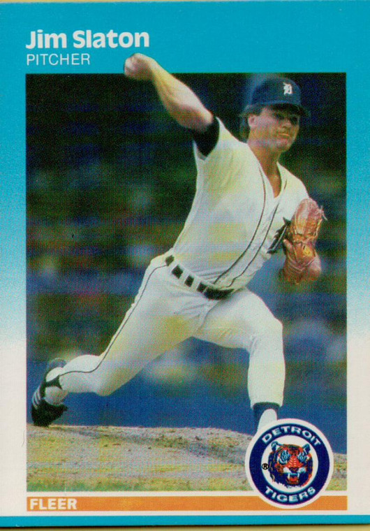 1987 Fleer #163 Jim Slaton NM Detroit Tigers 