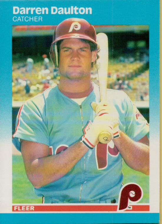1987 Fleer #172 Darren Daulton NM Philadelphia Phillies 