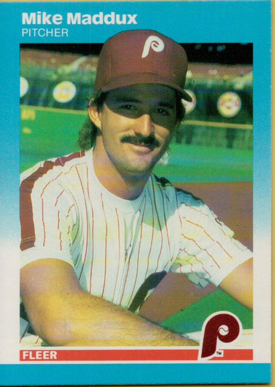1987 Fleer #179 Mike Maddux NM RC Rookie Philadelphia Phillies 