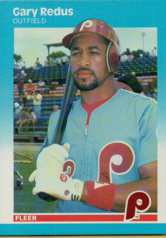 1987 Fleer #181 Gary Redus NM Philadelphia Phillies 