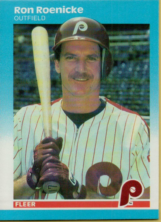 1987 Fleer #182 Ron Roniecke NM Philadelphia Phillies 