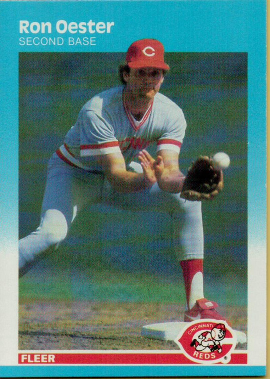 1987 Fleer #207 Ron Oester NM Cincinnati Reds 