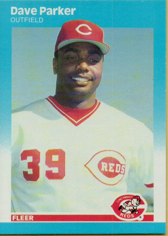 1987 Fleer #208 Dave Parker NM Cincinnati Reds 