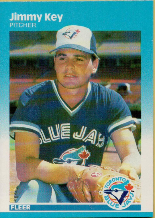 1987 Fleer #232 Jimmy Key NM Toronto Blue Jays 