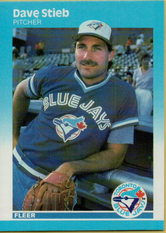 1987 Fleer #238 Dave Stieb NM Toronto Blue Jays 