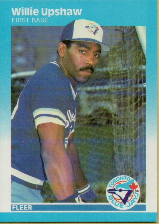 1987 Fleer #239 Willie Upshaw NM Toronto Blue Jays 