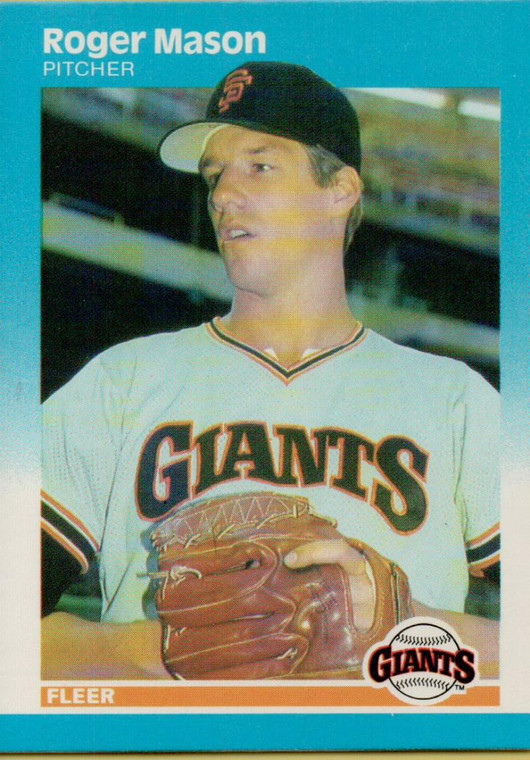 1987 Fleer #280 Roger Mason NM San Francisco Giants 