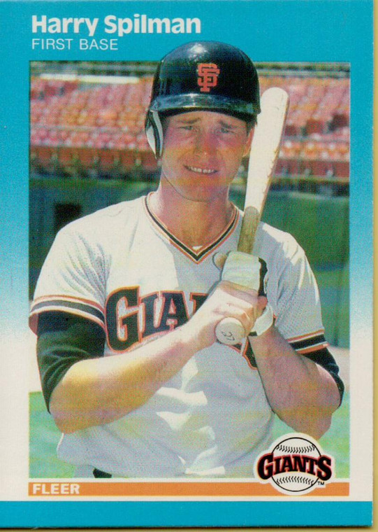 1987 Fleer #284 Harry Spilman NM San Francisco Giants 