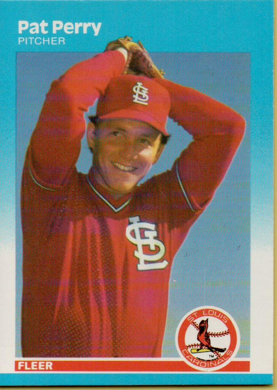 1987 Fleer #307 Pat Perry NM St. Louis Cardinals 