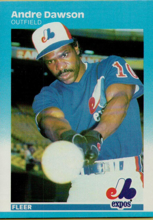 1987 Fleer #316 Andre Dawson NM Montreal Expos 