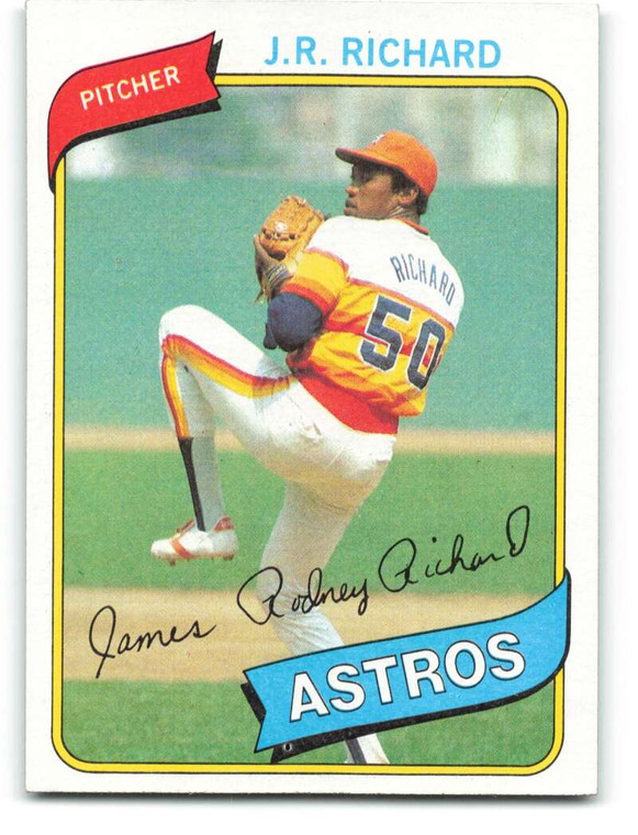 1980 Topps #50 J.R. Richard VG Houston Astros 