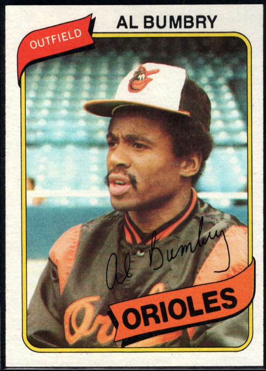 1980 Topps #65 Al Bumbry VG Baltimore Orioles 