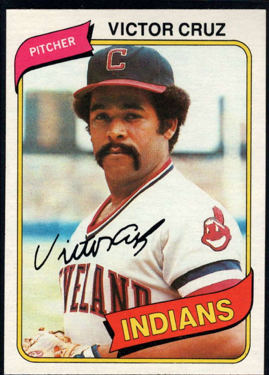 1980 Topps #99 Victor Cruz VG Cleveland Indians 