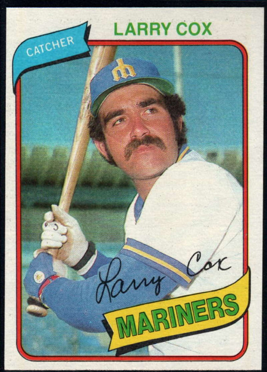 1980 Topps #116 Larry Cox VG Seattle Mariners 
