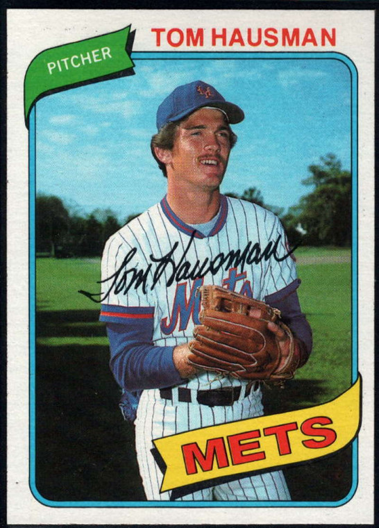 1980 Topps #151 Tom Hausman DP VG New York Mets 