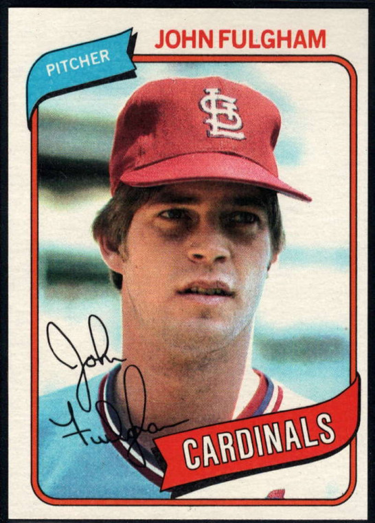 1980 Topps #152 John Fulgham VG RC Rookie St. Louis Cardinals 