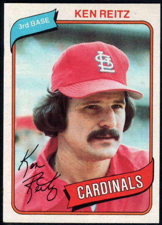 1980 Topps #182 Ken Reitz VG St. Louis Cardinals 