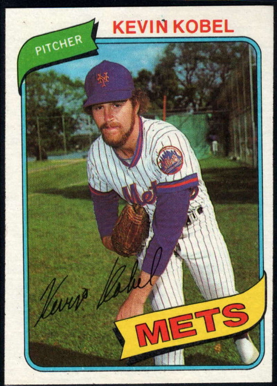 1980 Topps #189 Kevin Kobel VG New York Mets 