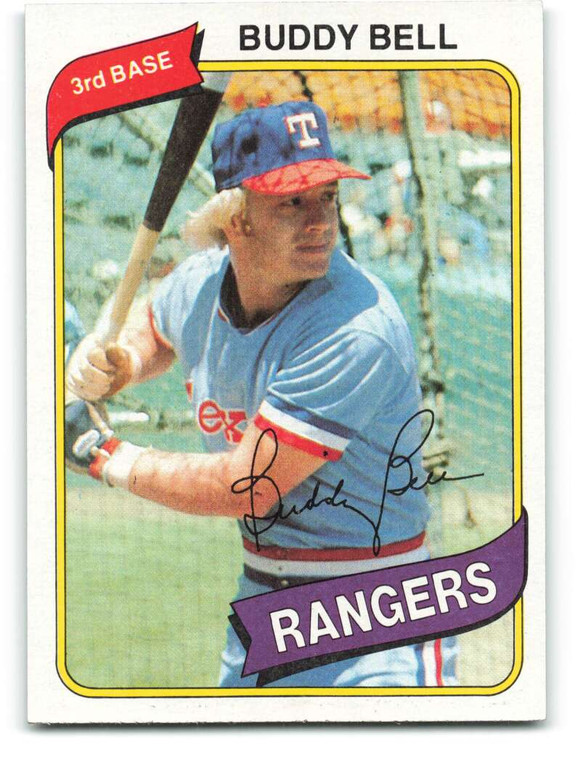 1980 Topps #190 Buddy Bell VG Texas Rangers 