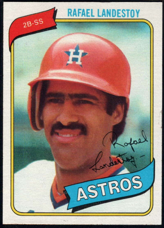 1980 Topps #268 Rafael Landestoy VG Houston Astros 