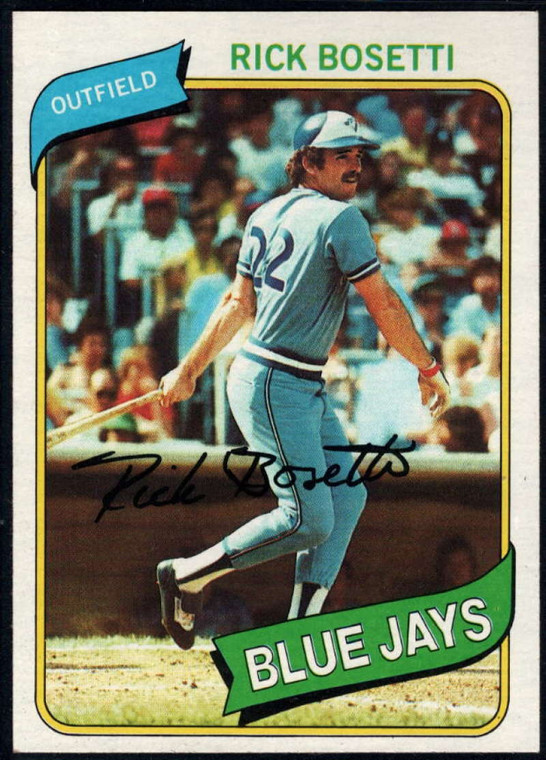 1980 Topps #277 Rick Bosetti VG Toronto Blue Jays 