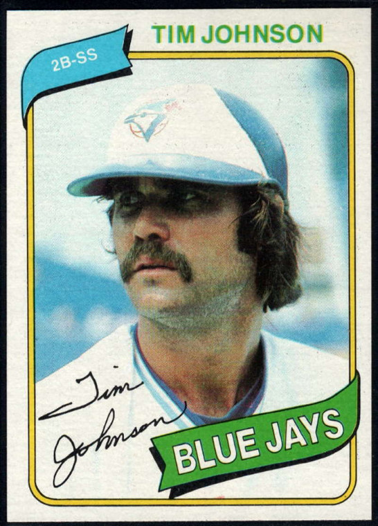 1980 Topps #297 Tim Johnson VG Toronto Blue Jays 