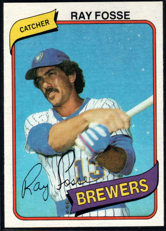 1980 Topps #327 Ray Fosse DP VG Milwaukee Brewers 