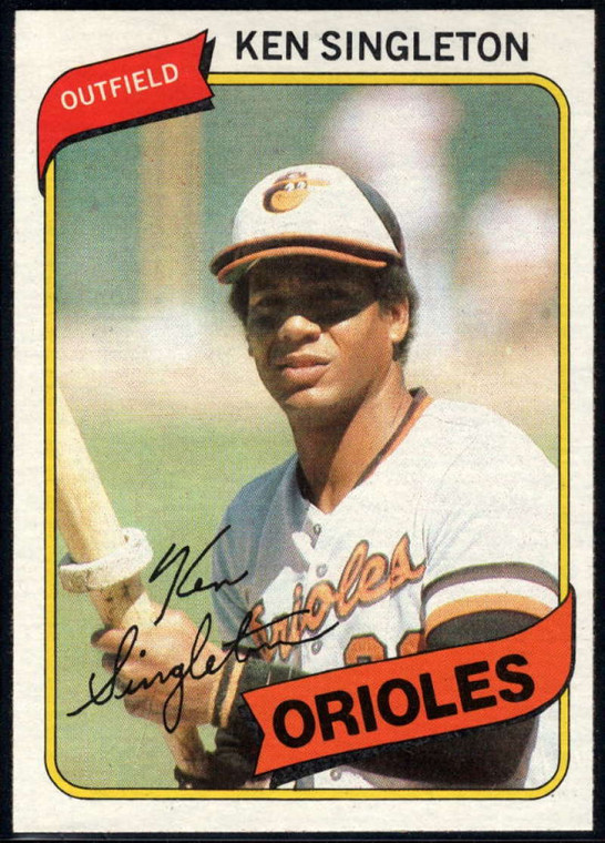 1980 Topps #340 Ken Singleton VG Baltimore Orioles 