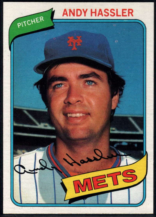 1980 Topps #353 Andy Hassler VG New York Mets 