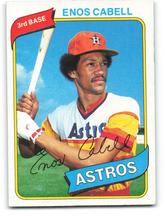 1980 Topps #385 Enos Cabell VG Houston Astros 