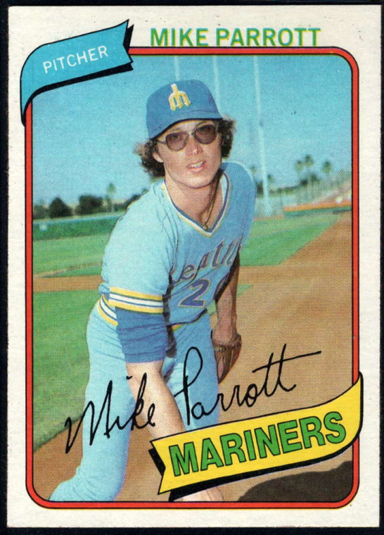 1980 Topps #443 Mike Parrott VG Seattle Mariners 